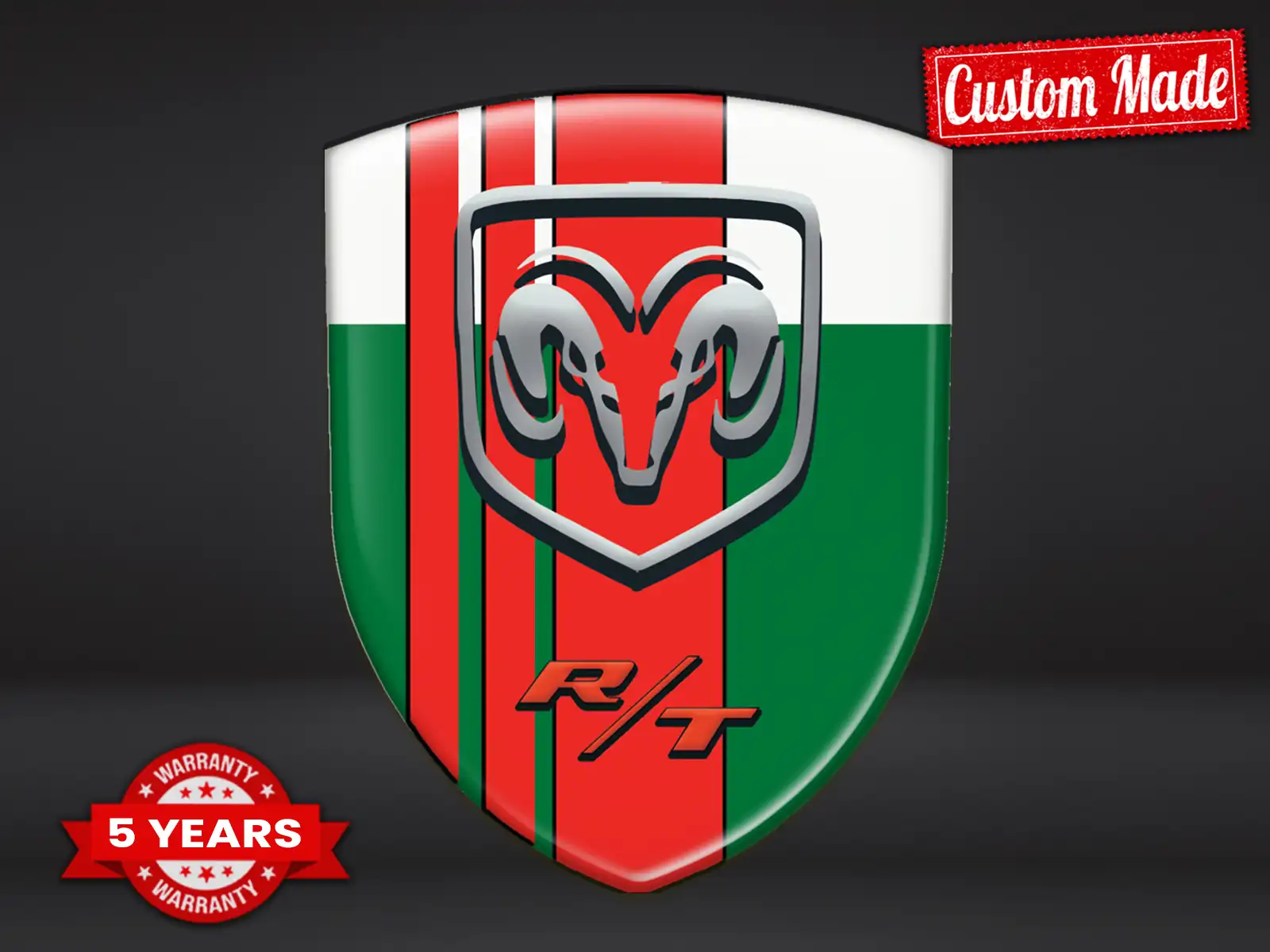 Dodge Decal Resina Design Superiore Custom Cupola Auto